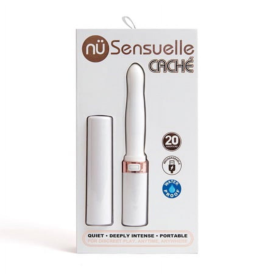 Nu Sensuelle Cache 20 Function Discreet Vibe White