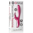 thumbnail image 1 of Sensuelle Femme Giselle 10+3 Function Rechargeable Rabbit Massager - Magenta, 1 of 3