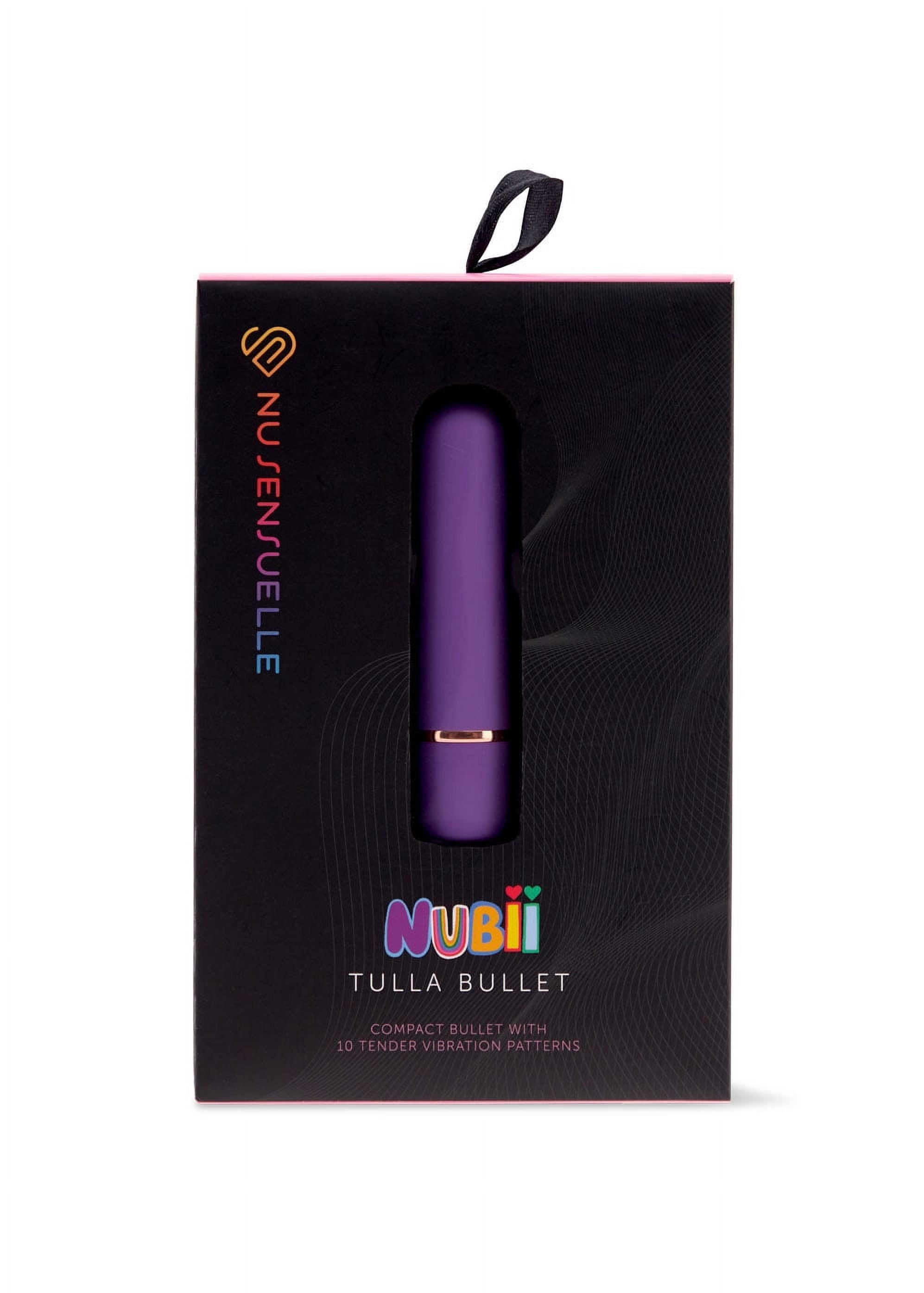 Novel Creations Sensuelle Nubii Evie Slanted 5 Speed Waterproof Rechargeable Bullet Vibrator