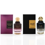 Sensuos Night & Oud Noir |ELEGANT SET| EDP-100Ml 3.4Oz By Khadlaj