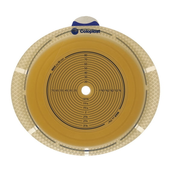 Sensura Flex Trim to Fit Ostomy Barrier Double Layer Adhesive 90 mm Flange 5 per Box 10108