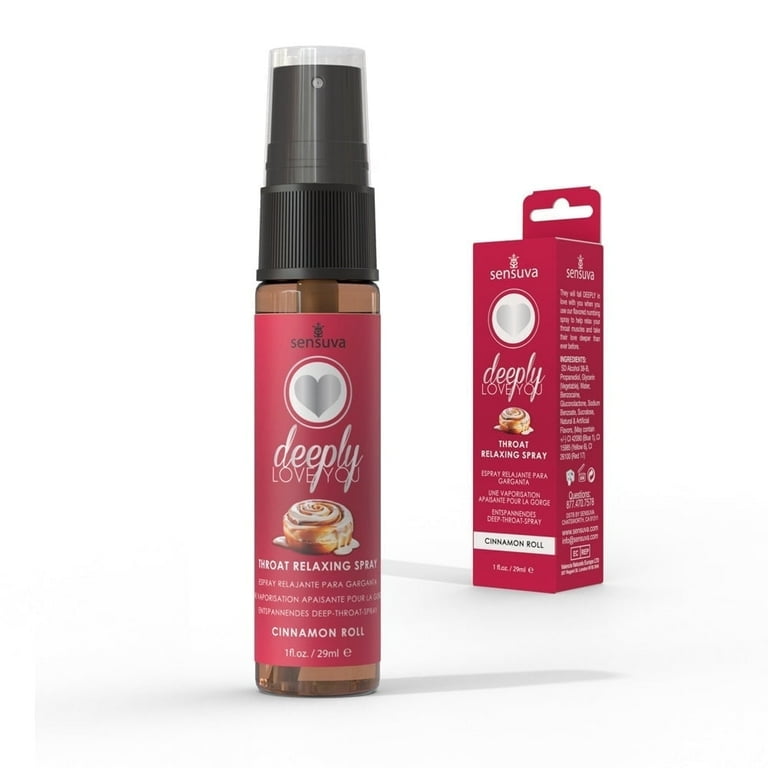 Sensuva Deeply Love You Throat Numbing Spray, Cinnamon Roll