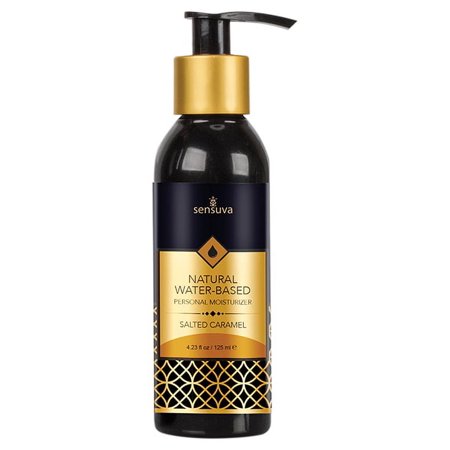 Sensuva Natural Water-based Personal Moisturizer - Salted Caramel 4 Fl. Oz. Bottle