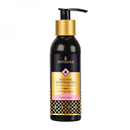 Sensuva Natural Water Based Personal Moisturizer - 4.23 oz Cotton Candy Liquid