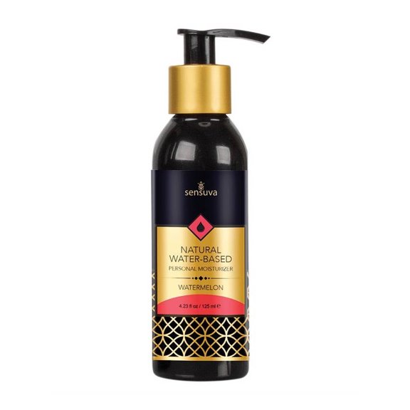 Sensuva Natural Water Based Personal Moisturizer Lubricant 4.2 oz. - Watermelon