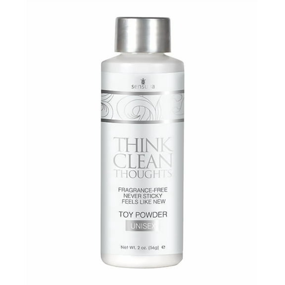 Sensuva Think Clean Thoughts Toy Powder 2 oz.