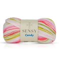 thumbnail image 1 of Sensy Candy Yarn, 3.5 oz, 251 Yards, Multicolor Yarn for Crocheting and Knitting, Craft Yarn, Gauge 3 Light (5117), 1 of 8