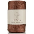 thumbnail image 1 of Sensy Premium 5mm 104 Yards Polyester Rope 100% Polypropylene Cord Macrame Cord 5mm Crochet Bag Cord Macrame Rope Crochet Thread Gift for Knitter (Copper), 1 of 6