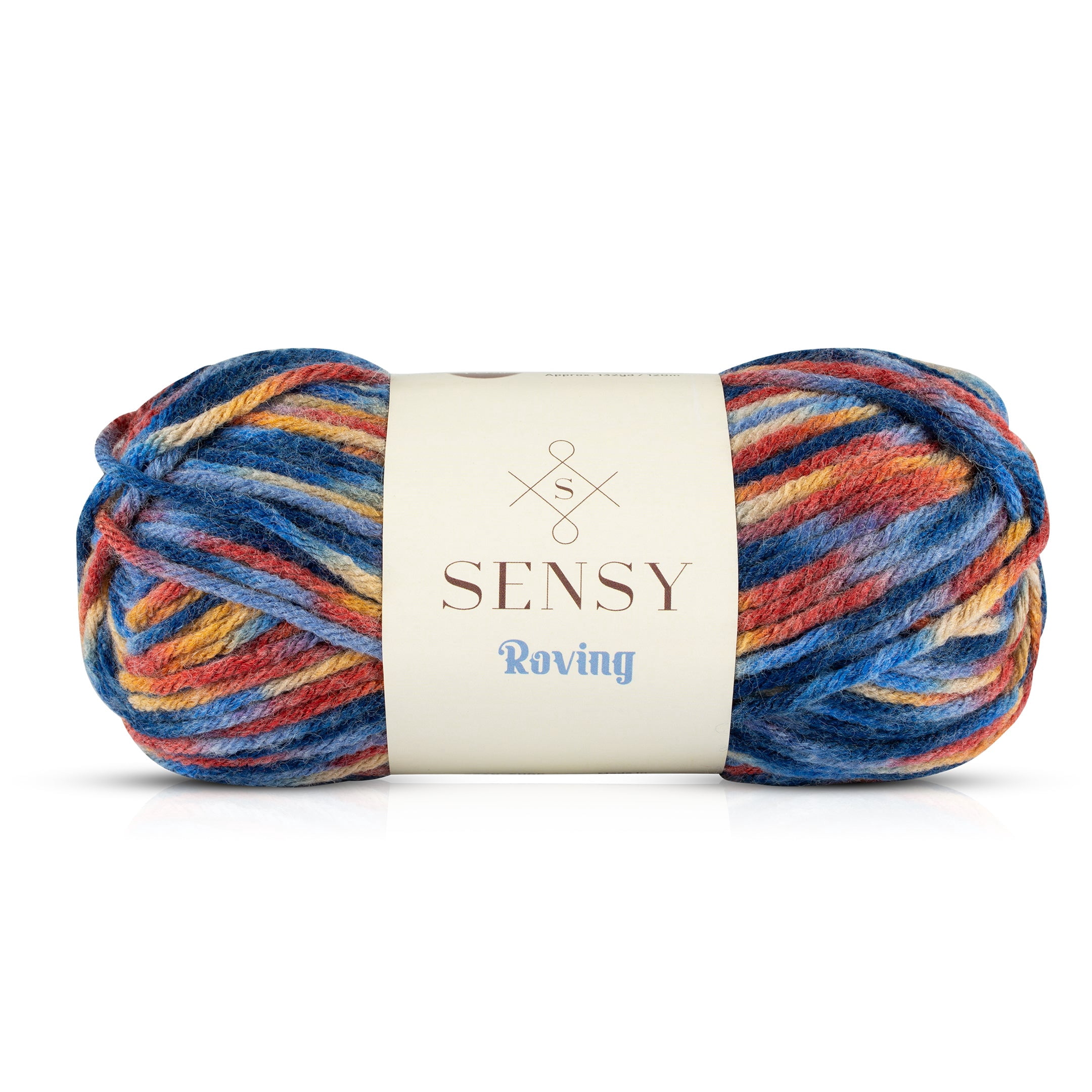 Sensy Roving Multi Color Yarn, 3.5 oz, 132 Yards, Gauge 5 Bulky ...