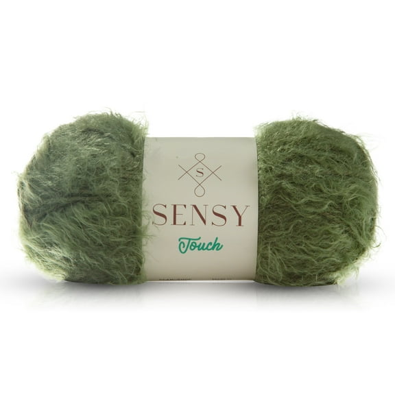 Sensy Touch Yarn, 3.5 oz, 268 Yards, Gauge 3 Light (Khaki)