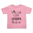 thumbnail image 1 of Sent with A Kiss from My Grandpa in Heaven Cute Toddler Tshirts for Boys Girls (Pink, Youth M), 1 of 5