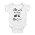 thumbnail image 1 of Sent with A Kiss from My NANA in Heaven Funny Baby Boy Girl One-pieces, 1 of 5