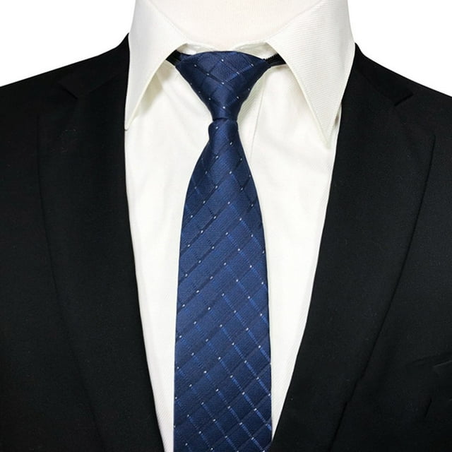 Sentaili Mens Ready Knot Pre Tied Formal Zip Tie Neck Wear Fashion ...