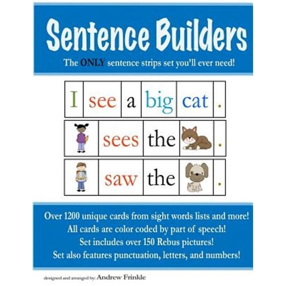 Sentence Builders The Only Sentence Strips Set You'll Ever Need
