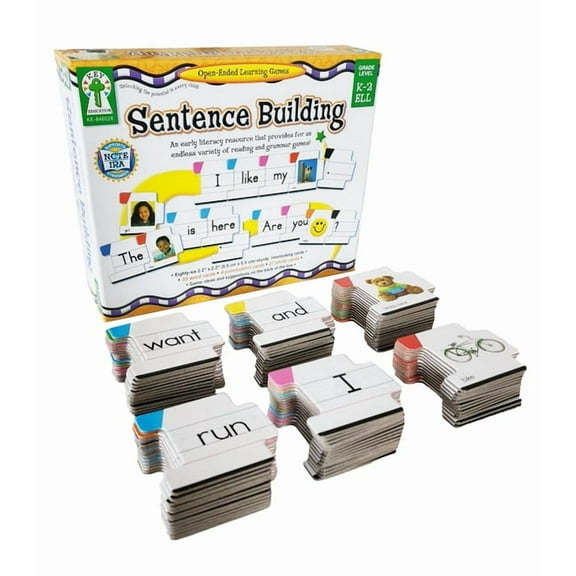 Sentence Building: An Early Literacy Resource That Provides for an Endless Variety of Reading and Grammar Games! (Hardcover)