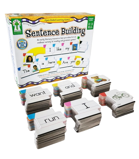 SHERRILL B FLORA Sentence Building: An Early Literacy Resource That Provides for an Endless Variety of Reading and Grammar Games! (Hardcover)