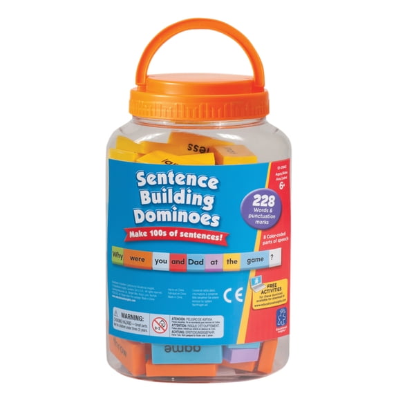 Sentence-Building Dominoes, 228 Pieces | Bundle of 2 Sets