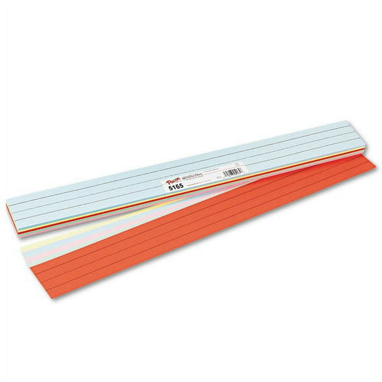 Sentence Strips, 24 x 3, Assorted Colors, 100/Pack Sentence Strips, 24 x 3, Assorted Colors, 100/Pack