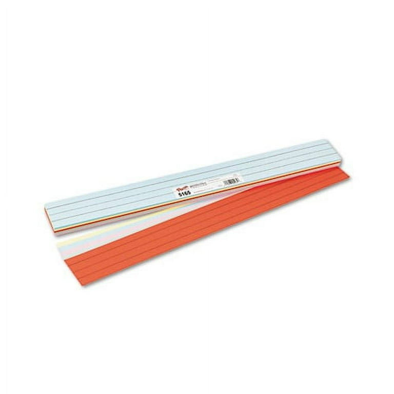 Sentence Strips, 24 x 3, Assorted Colors, 100/Pack Sentence Strips, 24 x 3, Assorted Colors, 100/Pack