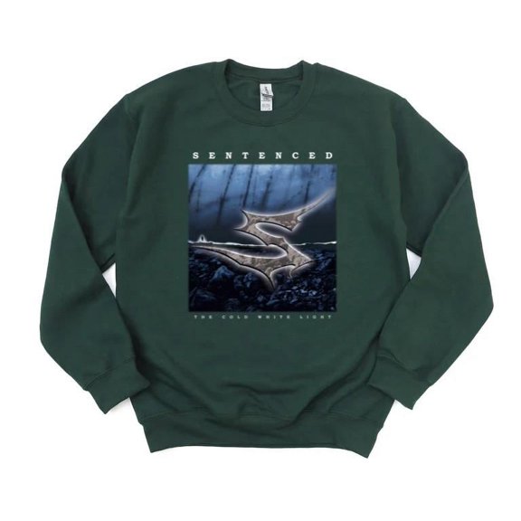 Sentenced The Cold White Light Gothic Metal Music Band Finnish Doom Dark SweatShirt Unisex, up to 5XL