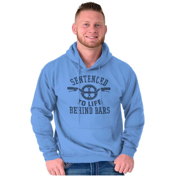 Sentenced To Life Behind Bars Cyclist Hoodie Sweatshirt Women Men Brisco Brands L