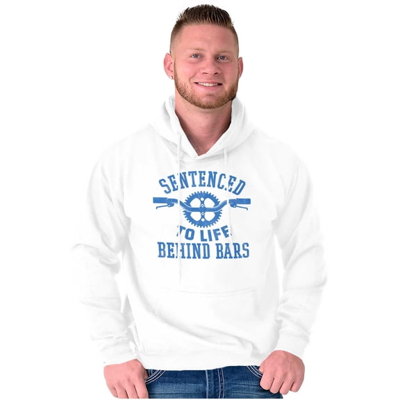 Sentenced To Life Behind Bars Cyclist Hoodie Sweatshirt Women Men Brisco Brands M