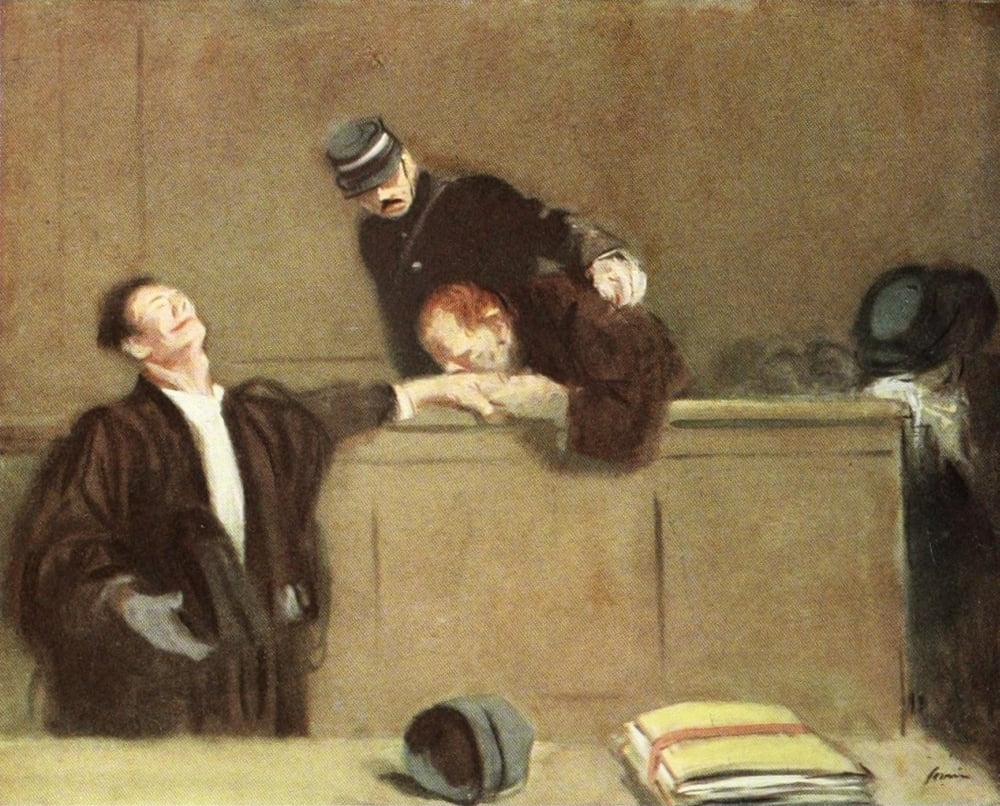 Sentenced for Life The International Studio 1922 Canvas Art - Jean-Louis Forain (18 x 24)
