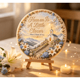 Sentimentsal Quotes Sentimental Quote Round Hanging Ornament Diamond Painting Kit Full ...