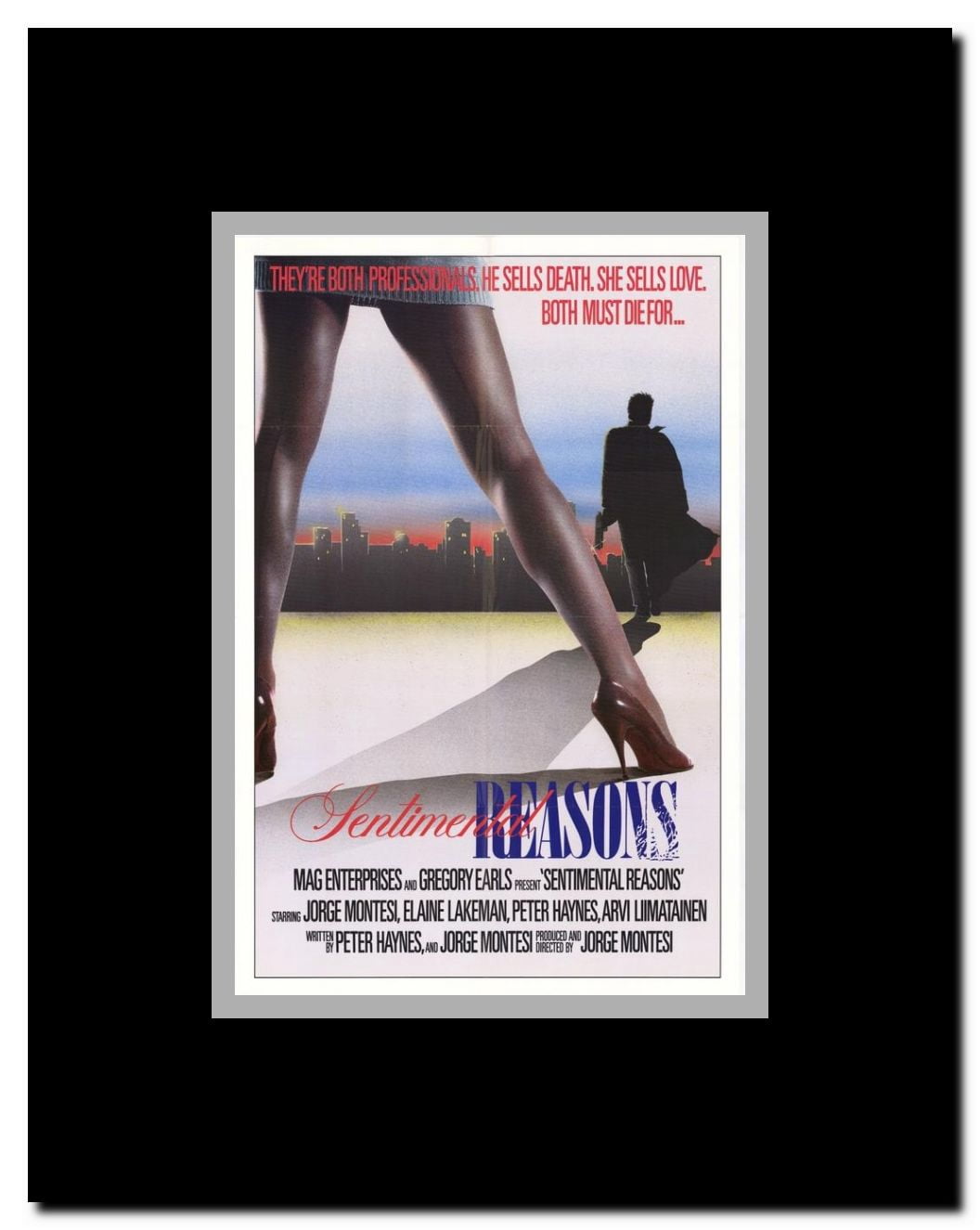 Sentimental Reasons Framed Movie Poster