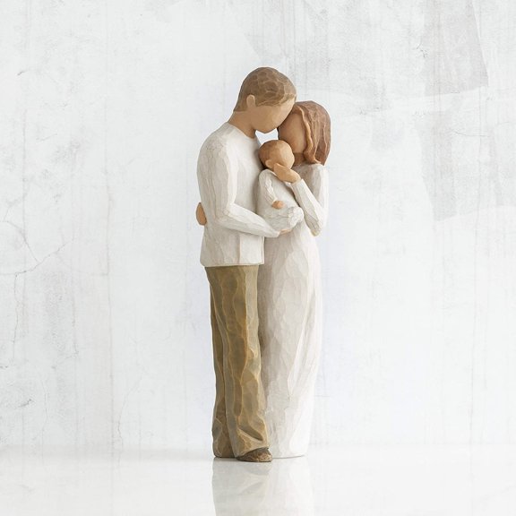 Sentimental Sculpted Statue + Handcrafted Painted Detail + Limited Sale + Touching Display of Connection & Appreciation + Great for Loved Ones