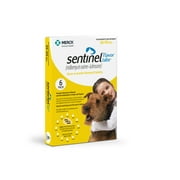 Sentinel Flavor Tabs for Dogs, 26-50lbs (Yellow Box)