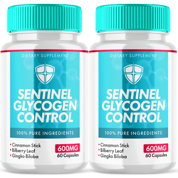 Sentinel Glycogen Control Advanced Formula Capsules Glycogen Support Pills 120 Capsules