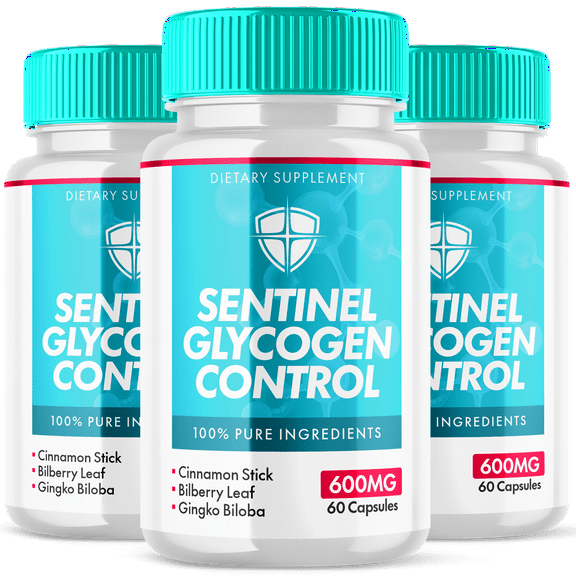 Sentinel Glycogen Control Advanced Formula Capsules Glycogen Support Pills 180 Capsules