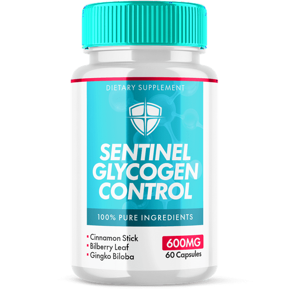 Sentinel Glycogen Control Advanced Formula Capsules Glycogen Support Pills 60 Capsules
