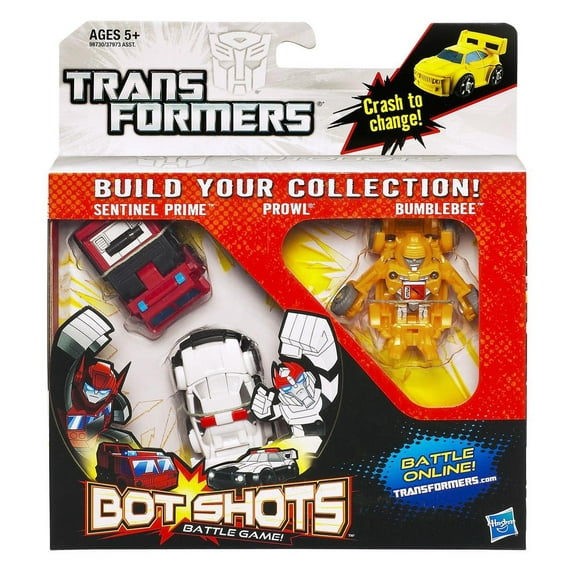 Sentinel Prime, Prowl & Bumblebee Action Figure 3-Pack Transformers