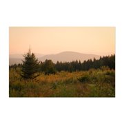 From Sentinel Rock, Westmore 03 - Westmore Vermont Photography Sunset Nature Forest Landscape Autumn Wilderness Scenic Unframed Wall Art Print 32 x 48 inches