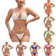 thumbnail image 1 of Sentmoon Bikini High Cut Women Bathing Suits Tummy Control Push Up Oversized Spaghetti Strap Swimsuit for Women Summer Beach for Confidence and Comfort, 1 of 5