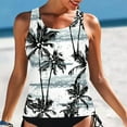 thumbnail image 1 of Sentmoon Bikini Tops for Women Large Bust Curvy Bathing Suits Wireless Tummy Control Push Up with Print Oversized Womens Swimsuit Summer Beach Essentials for Family, 1 of 7