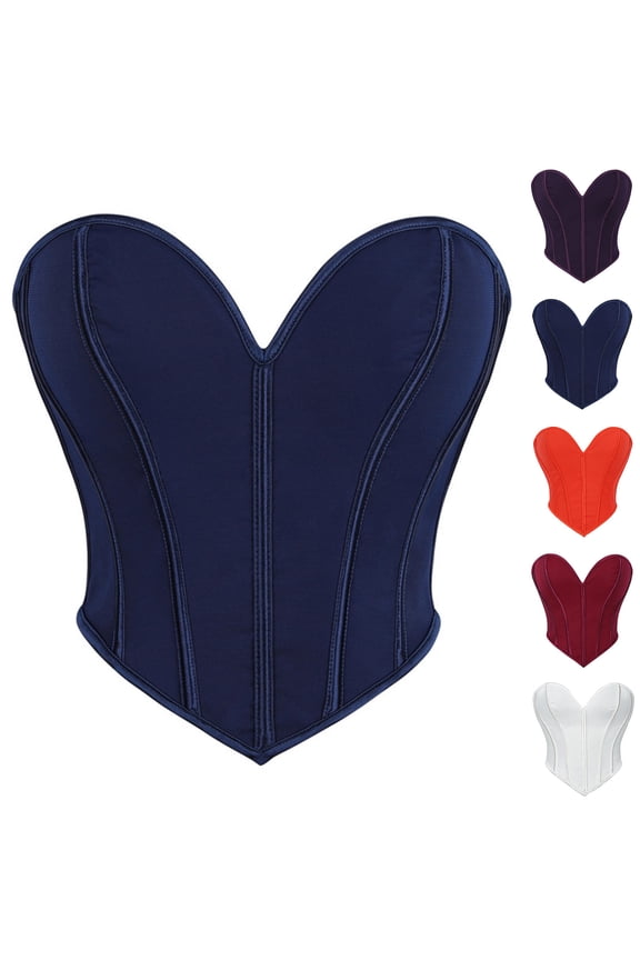 Bodysuit Shapewear Shape Wear Tummy Control Fashion Women's Casual Solid-Neck Bodybody Shape Waist Trainer Underbust Corset Belt Wear Top Active for Work & Office XS