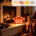 thumbnail image 1 of Sentmoon Coronet LED Marquee Night Light Battery-Operated Coronet-Shaped Desk Lamp Warm Glow Princess-Themed Wall and Table Decor for Youth Bedroom Party Photo Prop Night Light Room Decor, 1 of 7