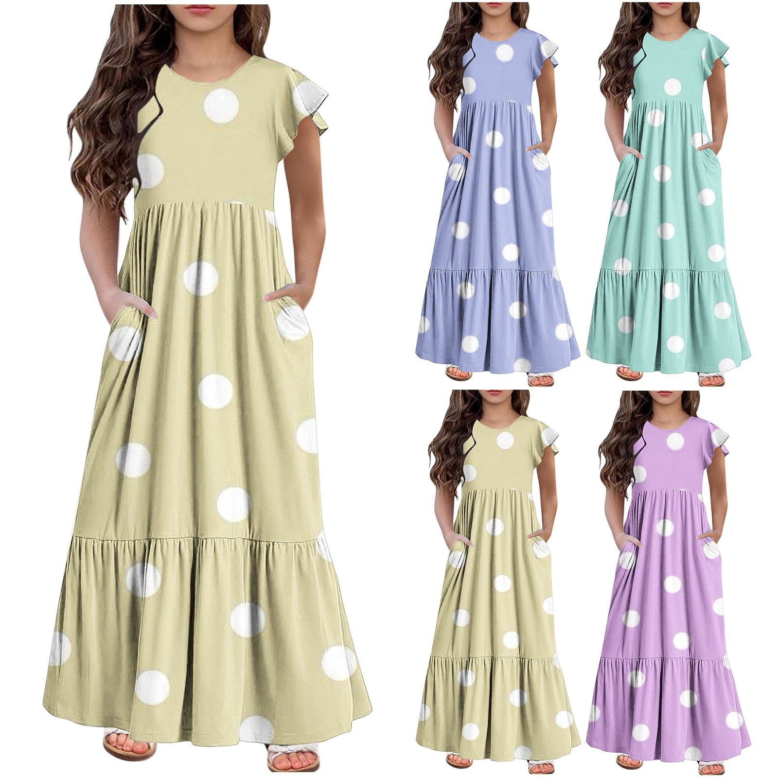 KIDS HIGH LOW HEM DRESS 12-14 STAR OF THE SEA