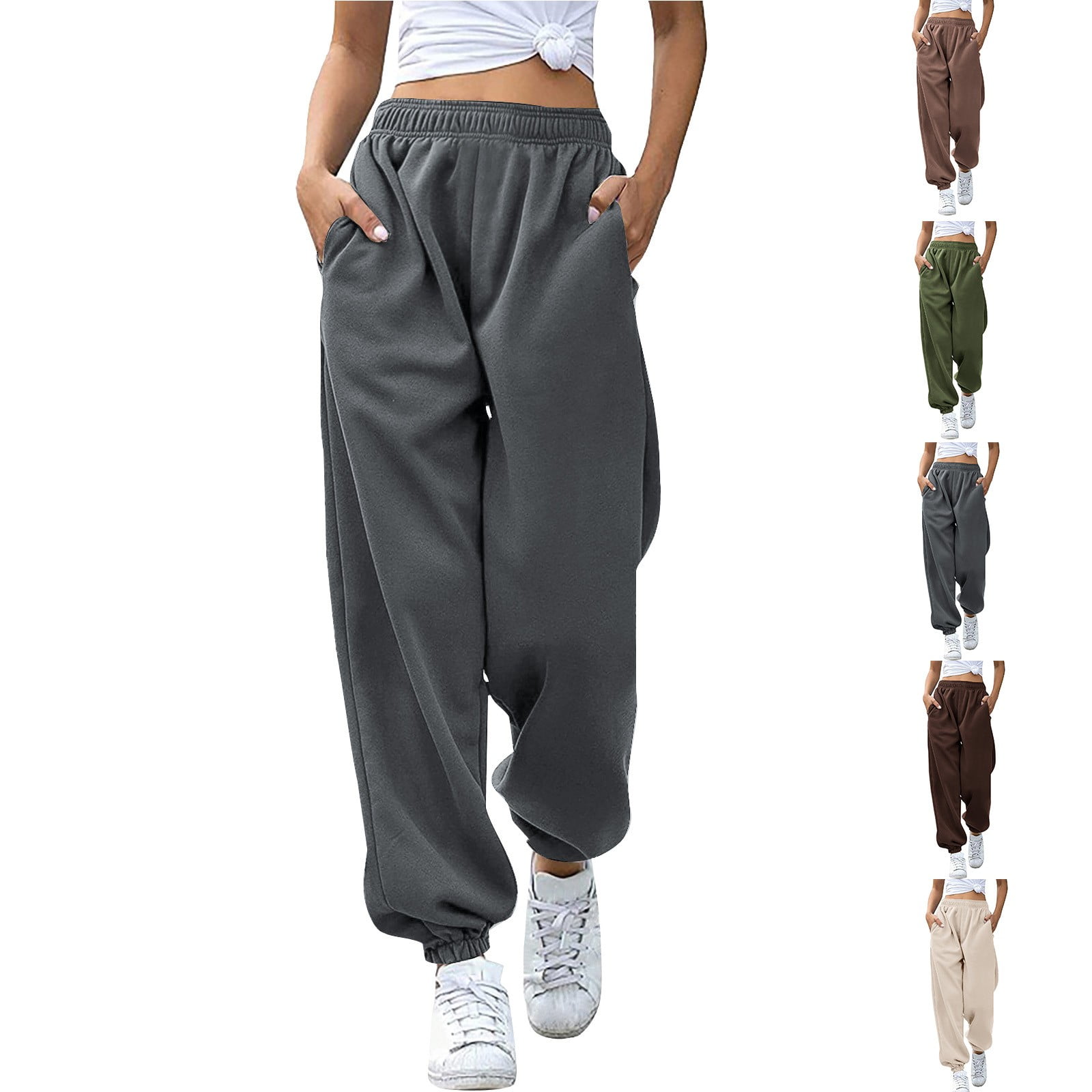 Exercise Trousers For Women.Sentmoon Exercise Pants for Women Plus Size High Waist Women Sweat ...