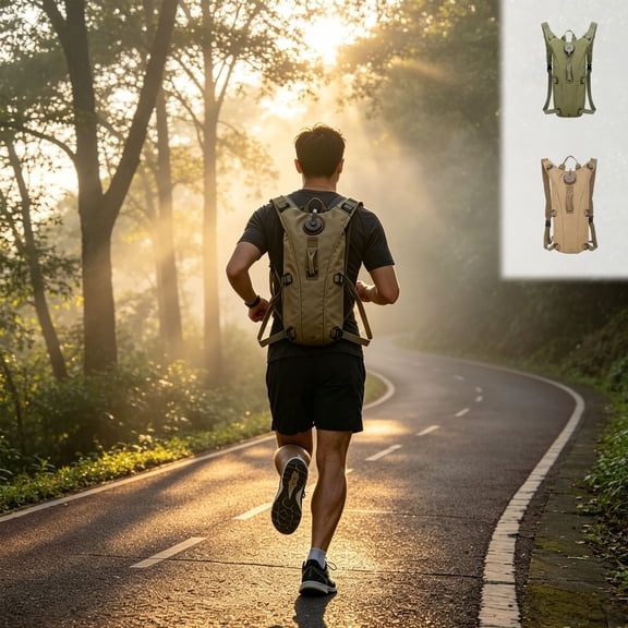 Sentmoon Hydration Backpack with 3L Water Bladder Leakproof Lightweight Reservoir Pack for Hiking Cycling Running Trail Camping Hands-Free Drinking System Outdoor Gear