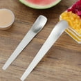 thumbnail image 1 of Sentmoon Ice Cream Spoon Stainless Steel Spoon High End Home Dessert Spoon Flat Topped Long Handled Cake Spoon Mixing Spoon Ice Cream Spoon, 1 of 6