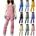 thumbnail image 1 of Sentmoon Insulated Pants Womens Snow Pants Women's Snow Ski Overalls Windproof Insulated Romper Snowpants for Everyday Wear and Casual Outfits S, 1 of 10
