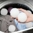 thumbnail image 1 of Sentmoon Laundry Dryer Balls Reusable 6 Pack Plastic Fabric Softener Alternative Reduces Wrinkles Static Sustainable Eco Friendly Laundry Aid for Washing Machine Dryer, 1 of 9