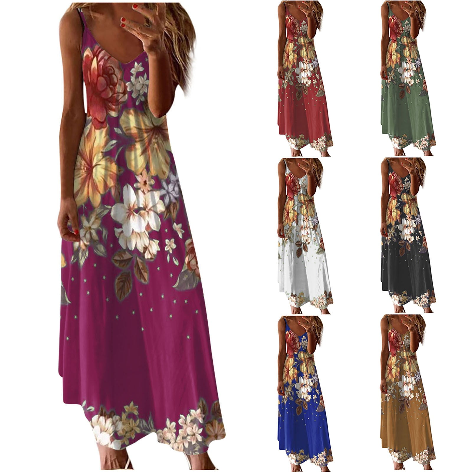 thin strap summer dresses