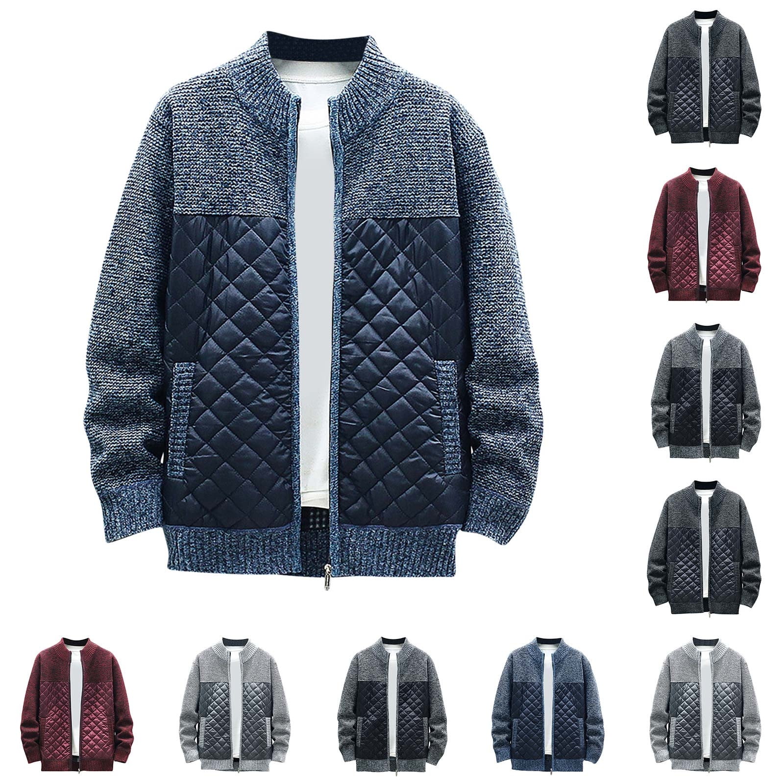 Sentmoon Men Outfits Plus Size Loose Long Sleeve Men's Pullover ...