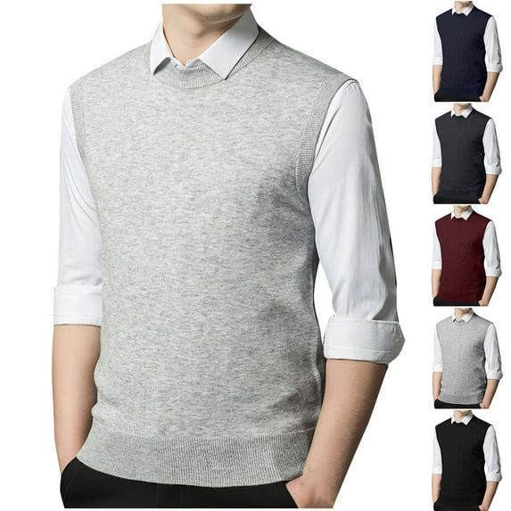Sentmoon Mens Tank Tops Summer Sleeveless Crew Neck Men Vest Solid Color Relaxed Fit Plus Size Fitness Compression Undershirts for Men Beach for Summer Beach Days Dark Gray XL