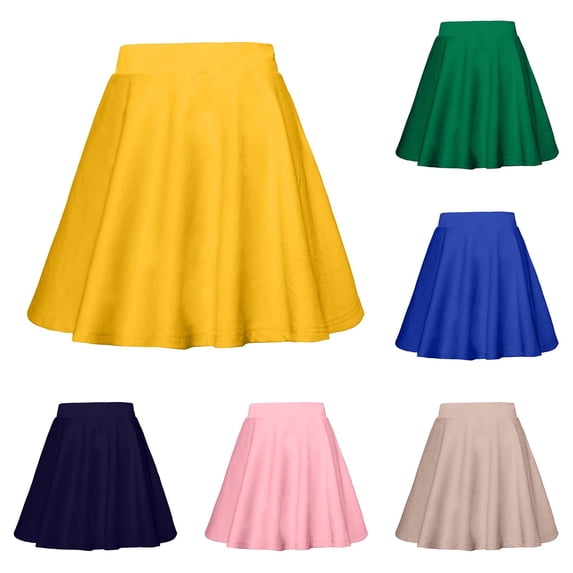 Sentmoon Mini Skirt High Waisted Solid Color Summer Women Skirts Golf Skirt Beach Essentials for Women Soft and Comfortable for Workout, Tennis, Golf, and Athletic Activities Khaki XL